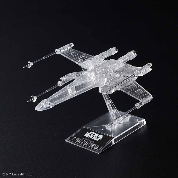 X-wing Starfighter (Clear Vehicle Set), Star Wars: Episode VI – Return Of The Jedi, Bandai Spirits, Model Kit, 1/144, 4573102582126
